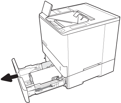 HP Laser-Jet printer paper jam